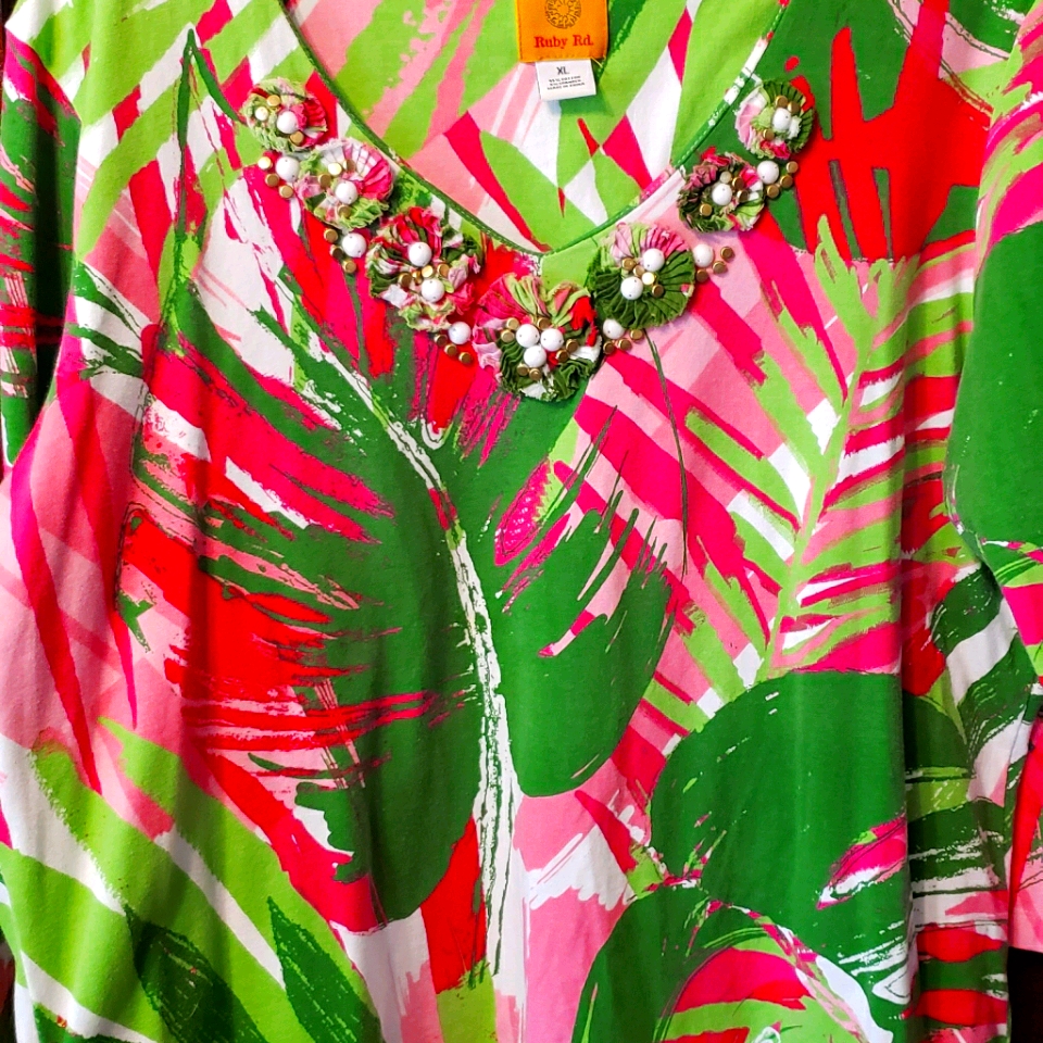 Xl Ruby Red Top